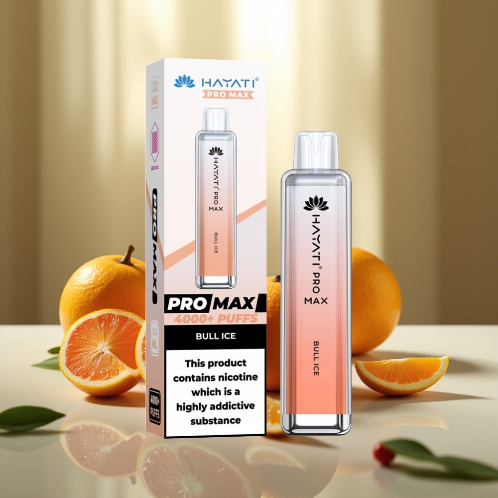 Hayati Pro Max 4000 Puffs Disposable Vape Härkäjää (1400mAh Ladattava)