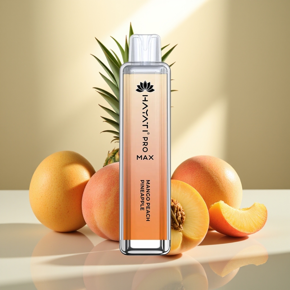 Hayati Pro Max 4000 Puffs Disposable Vape Mango-Persikka-Ananas (1400mAh 2/5 Nikotiinia)