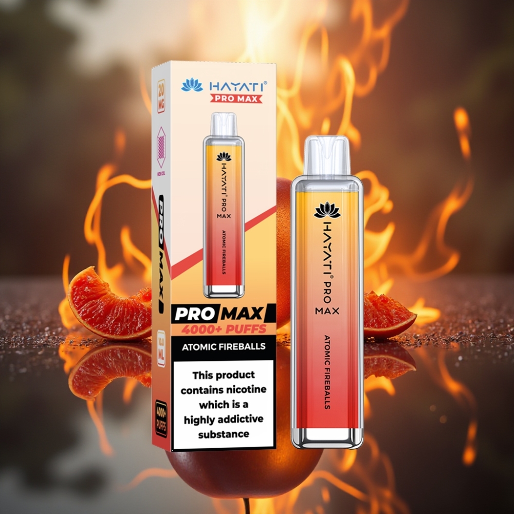 Hayati Pro Max 4000 Puffs Disposable Vape Tulipallot  1400mAh akku