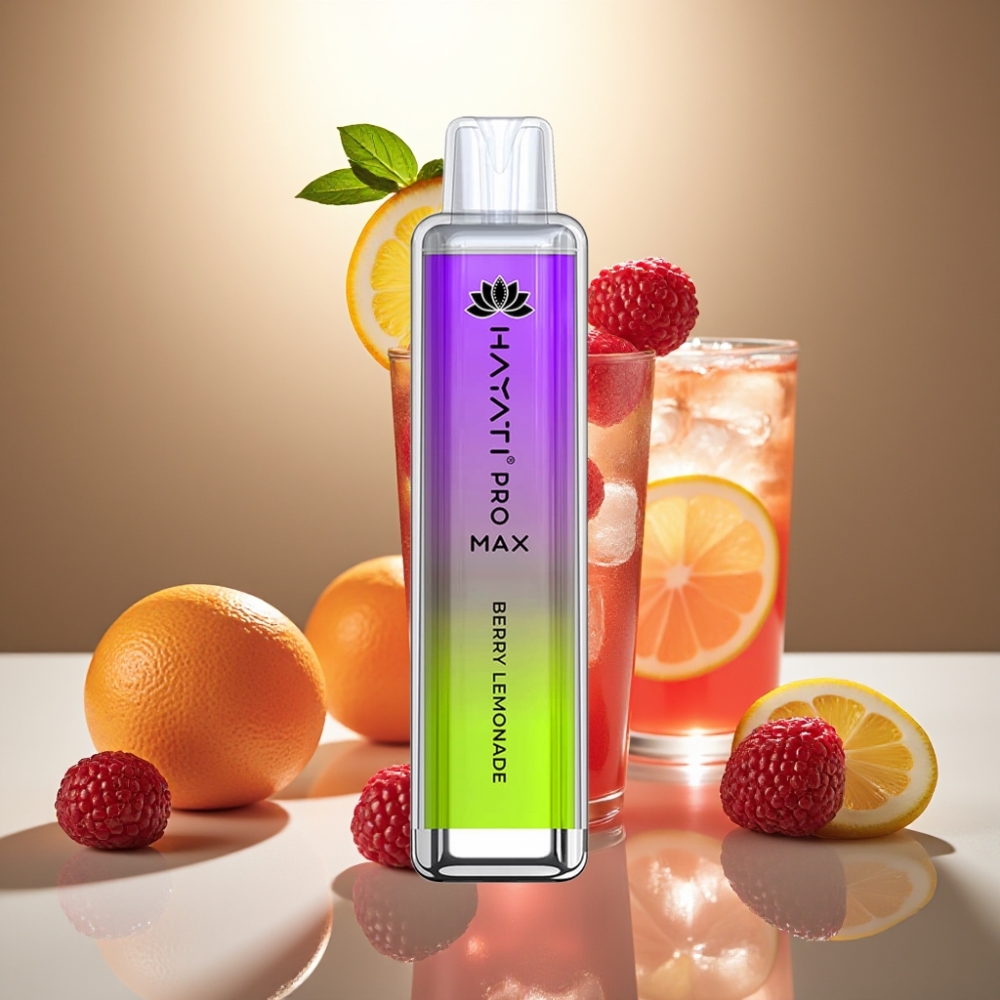 Hayati Pro Max 4000 Puffs Käytettä Vape Marja-Limonadi (1400mAh Ladattava)