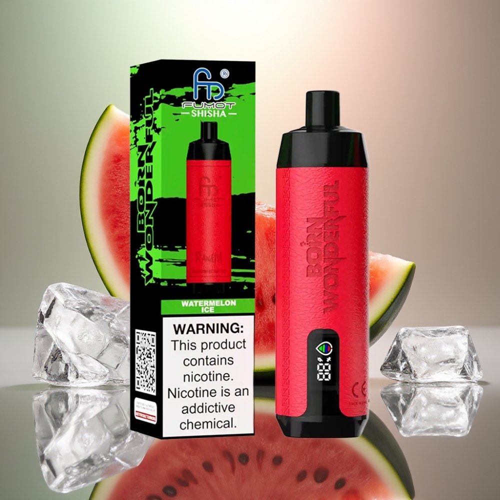 RandM Fumot Shisha 10000 Puffs Disposable Vape Vesijääarpainen 18ml 850mAh