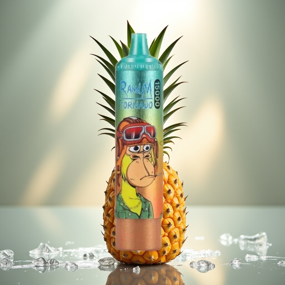 RandM Fumot Tornado 15000 Puffs 25ml Jäätynyt Ananas Mesh Coil
