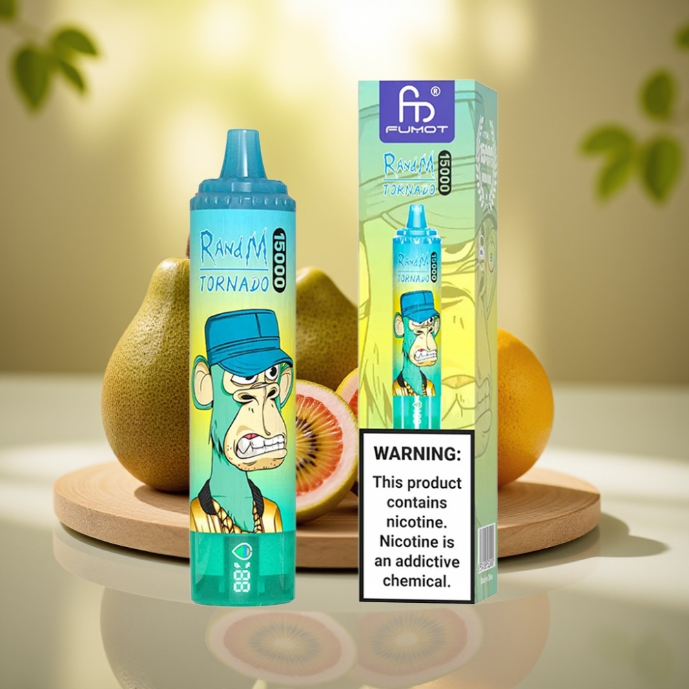 RandM Fumot Tornado 15000 Puffs 25ml LCD Kiivi Passiohedelmä Guava
