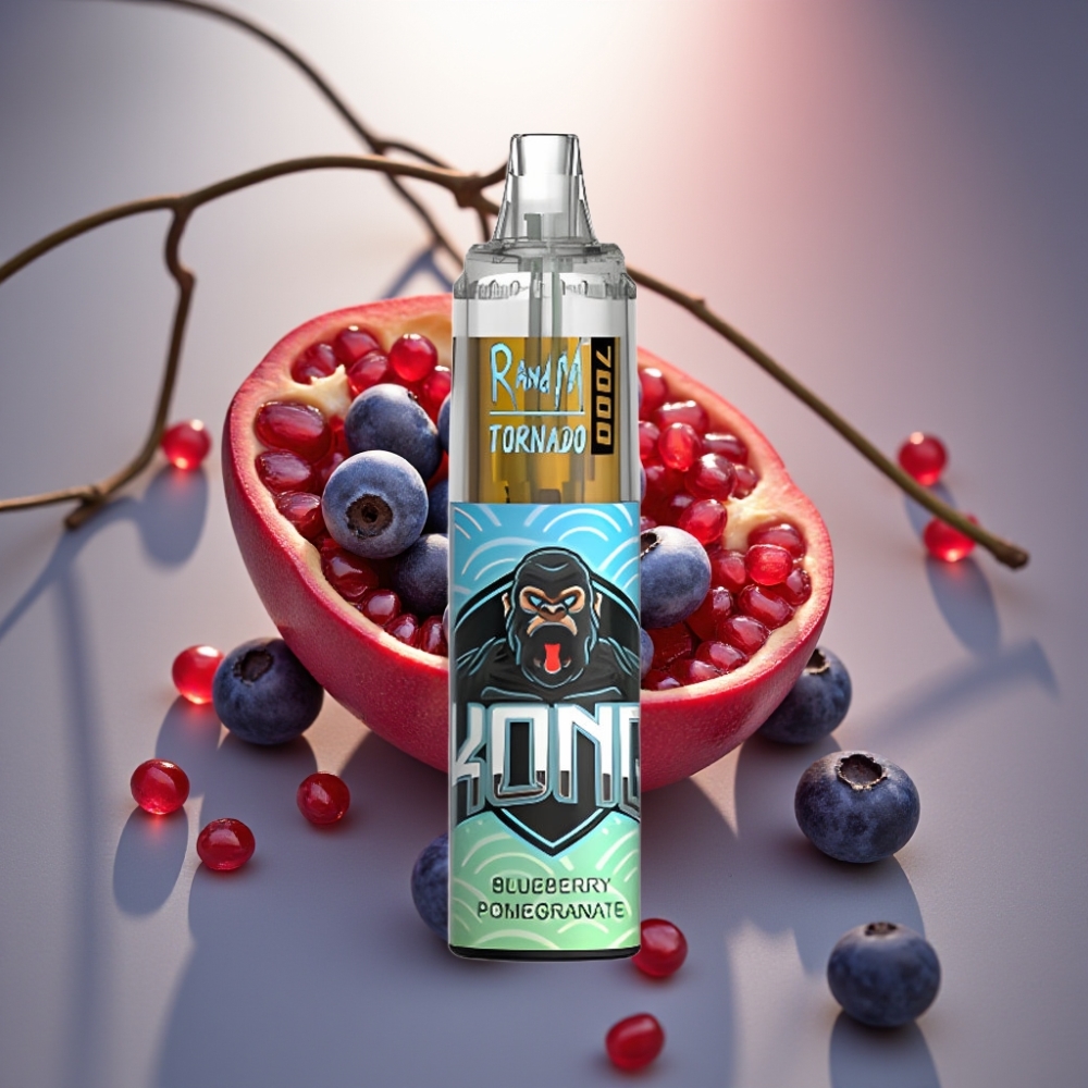 RandM Fumot Tornado 7000 Puff Disposable Vape Mustikka Granaatti (7000 Puff 850 MAH)