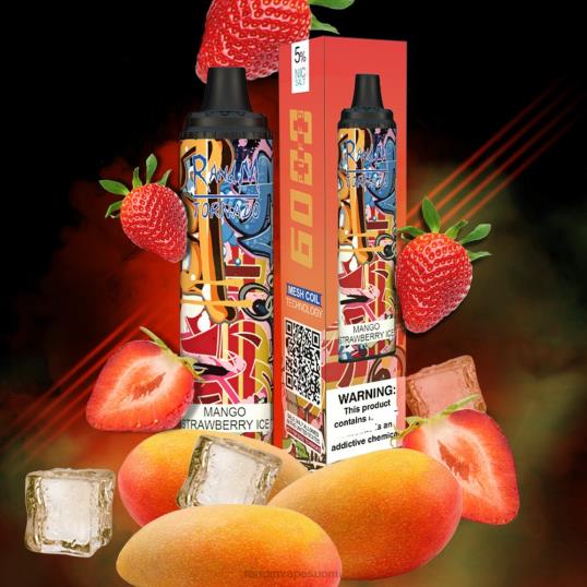 mango-mansikkajäätelöä