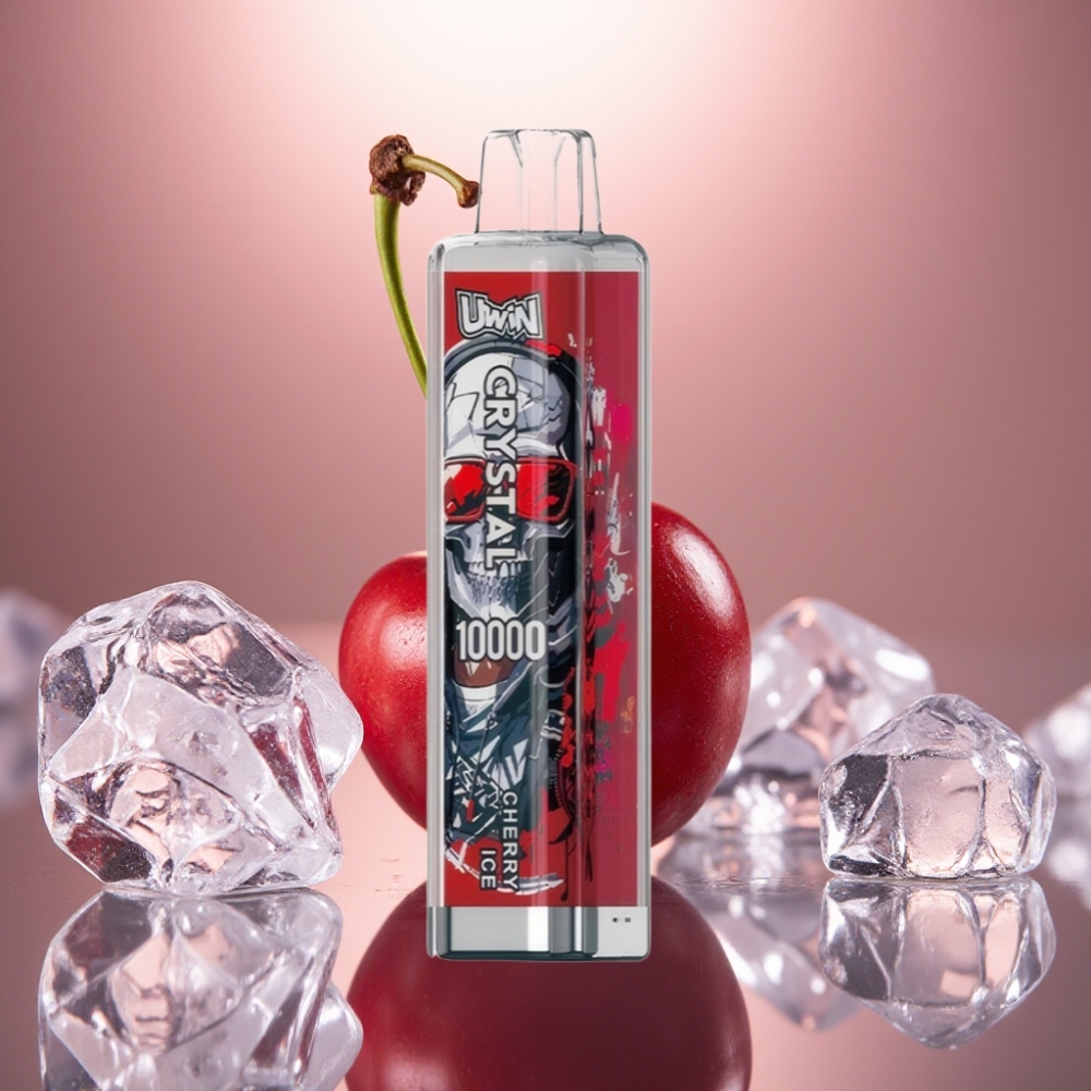 UWIN Crystal 10000 Puffit Disposable Vape Kirsikkajää (18ml RGB-valot)