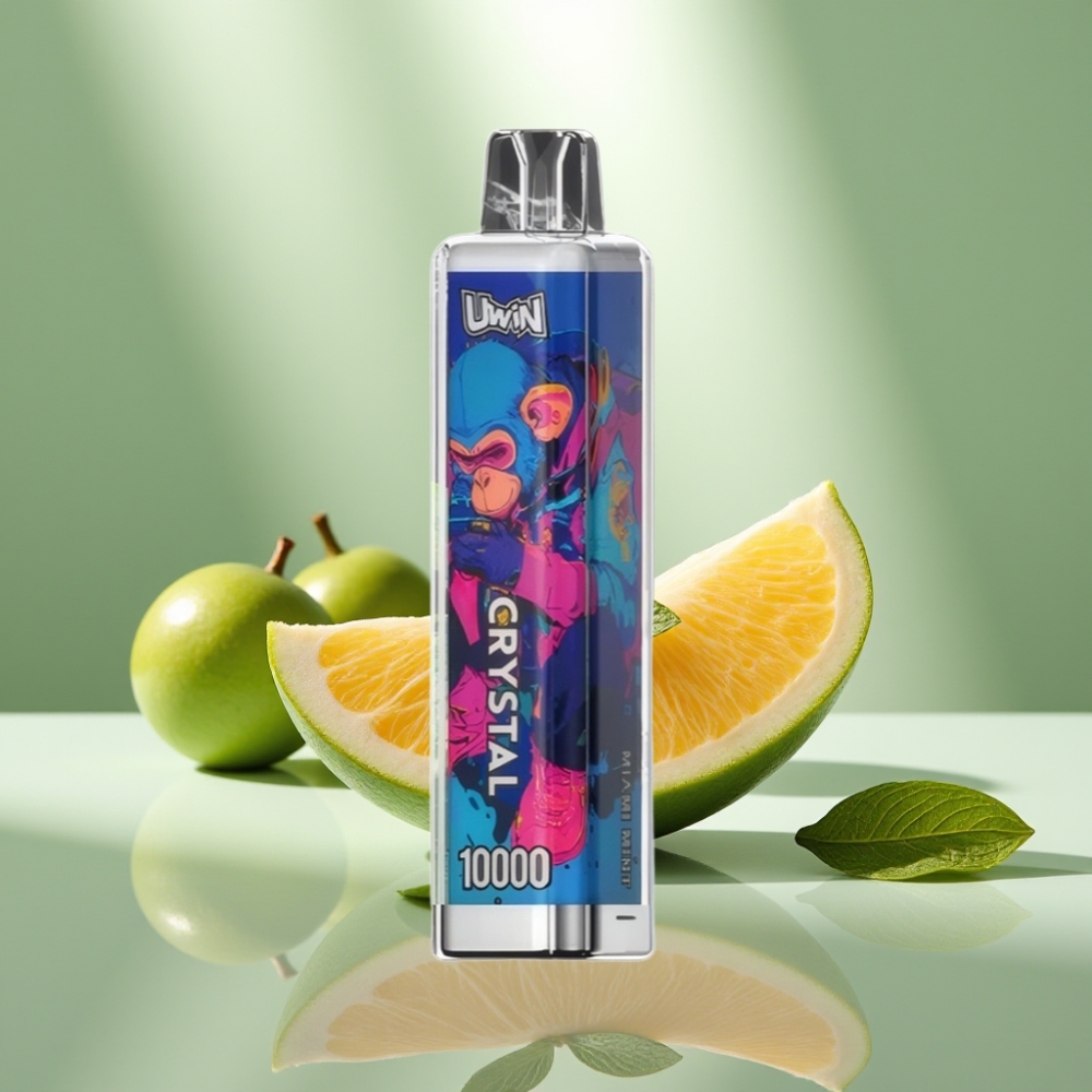UWIN Crystal 10000 Puffs Miami Mint - 18ml 650mAh RGB-valot