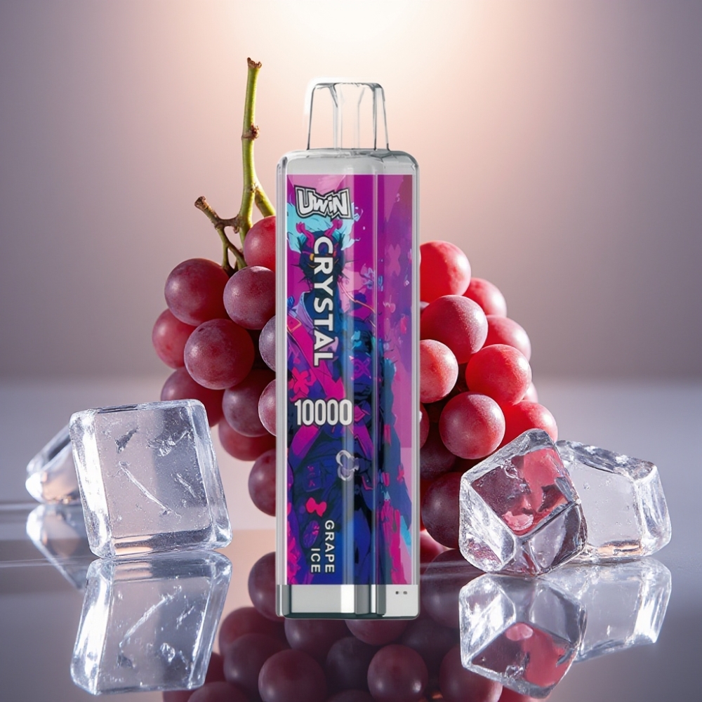 UWIN Crystal 10000 Pussit Disposable Vape Viinijää (18ml 650mAh)
