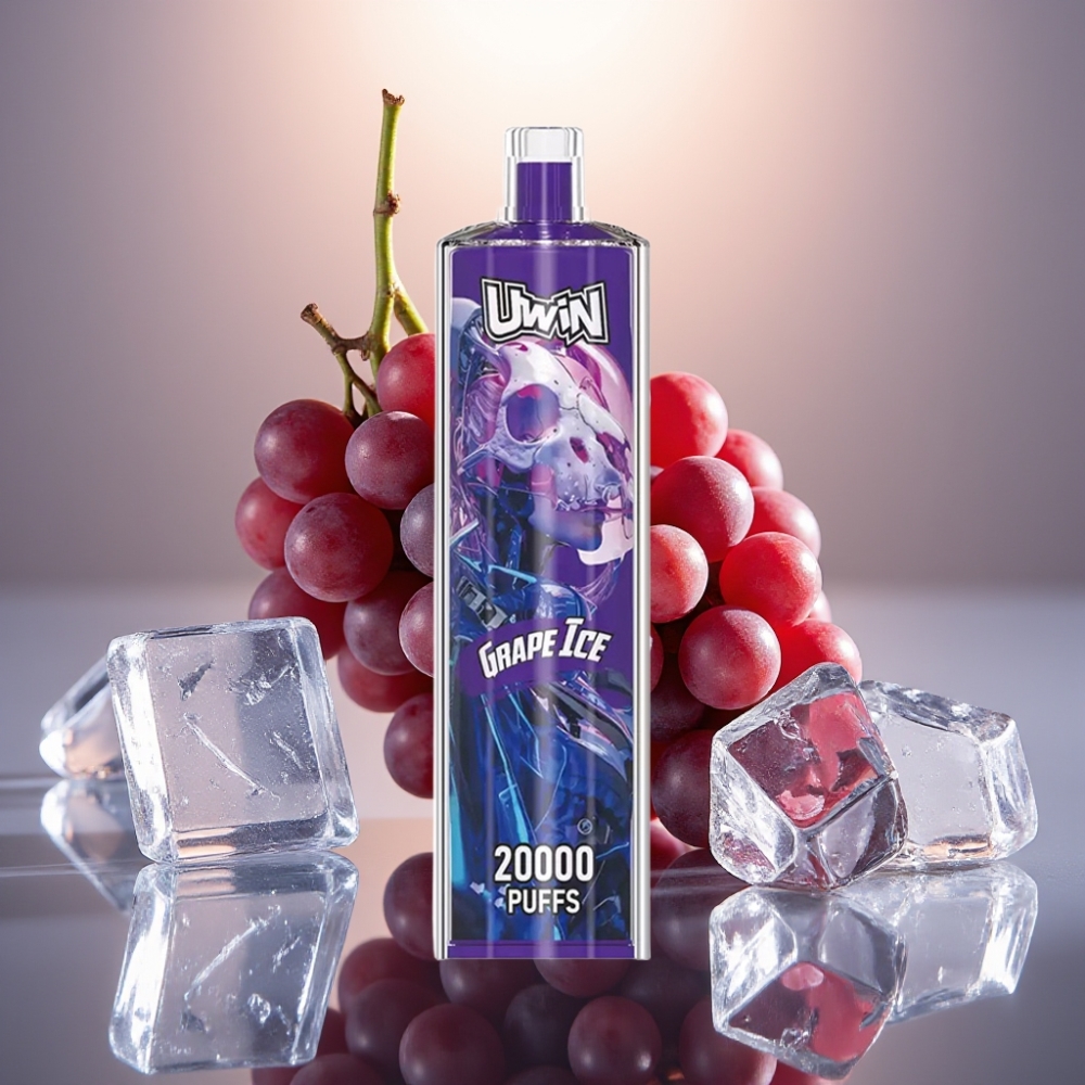 Uwin Shisha Hookah Crystal 20000 Puffs Viinijää (22ml Type-C)