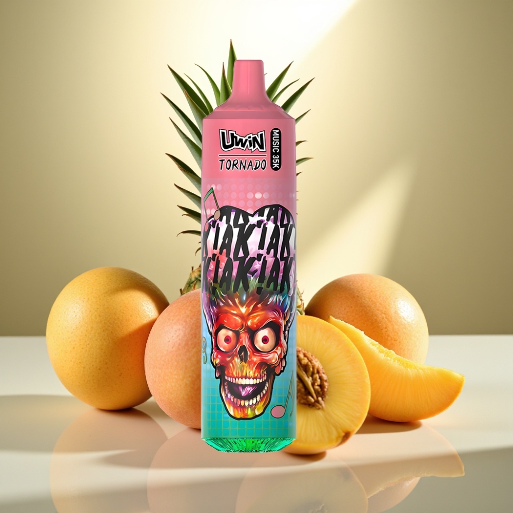 Uwin Tornado 35K Akku-Vape Persikka Mango Ananas 600mAh Type-C