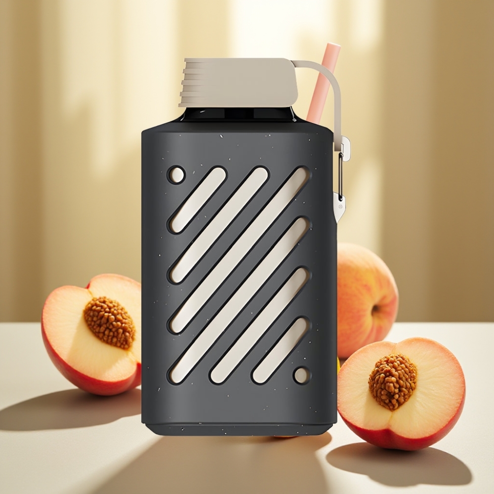VOZOL GEAR 10000 Käyttökertaa Persikka-Mango Smoothie 20 ml Nestekapasiteetti