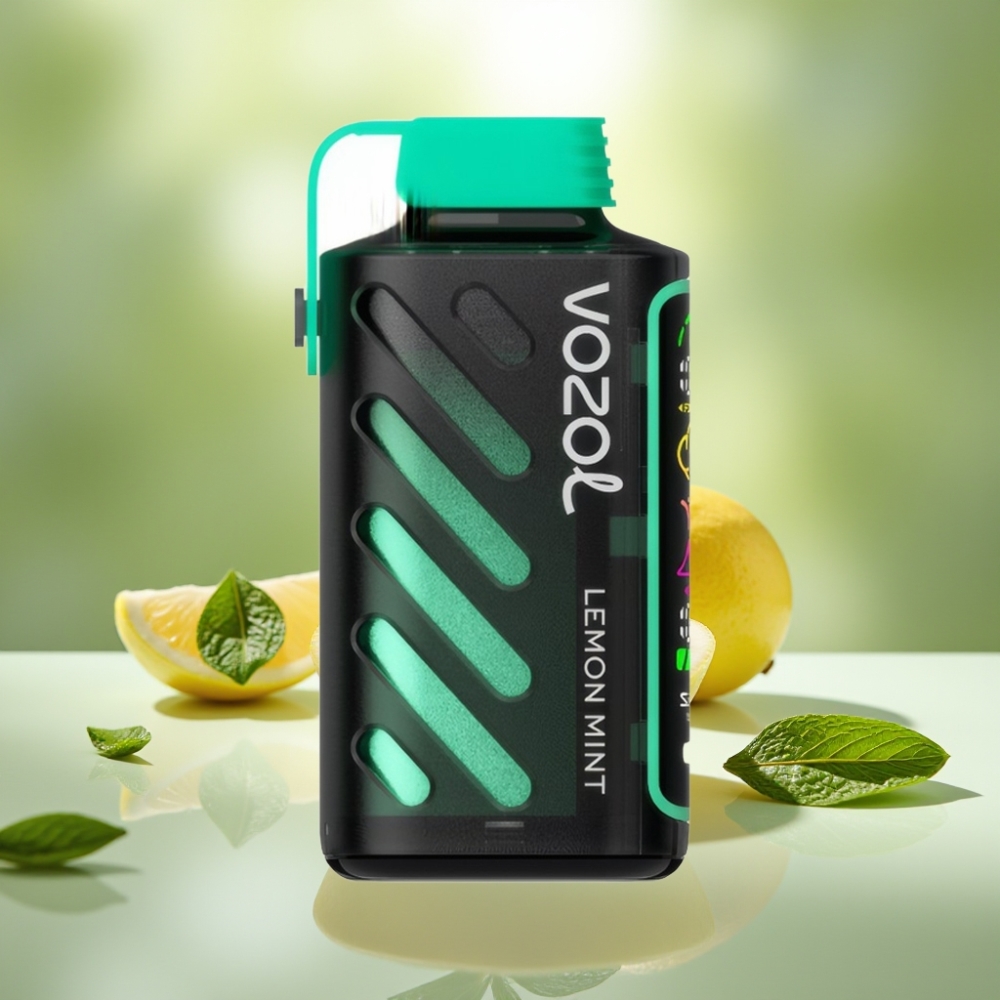 VOZOL Gear Power 20000 Puffs Kertakäyttöinen Vape Sitruuna-Minttu SiLC Tech Dual Mesh Coil