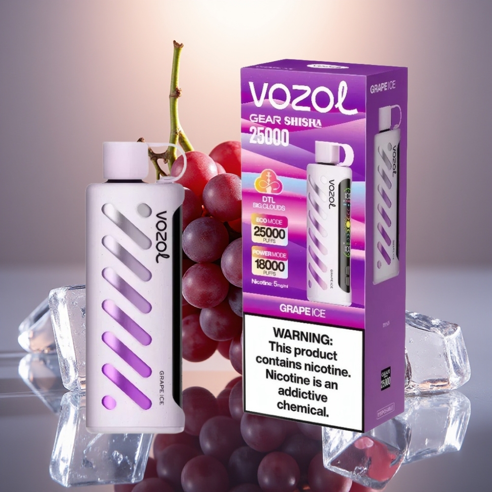 VOZOL Gear Shisha 25000 Puffs Dual Mesh Dual Modes Viinijää