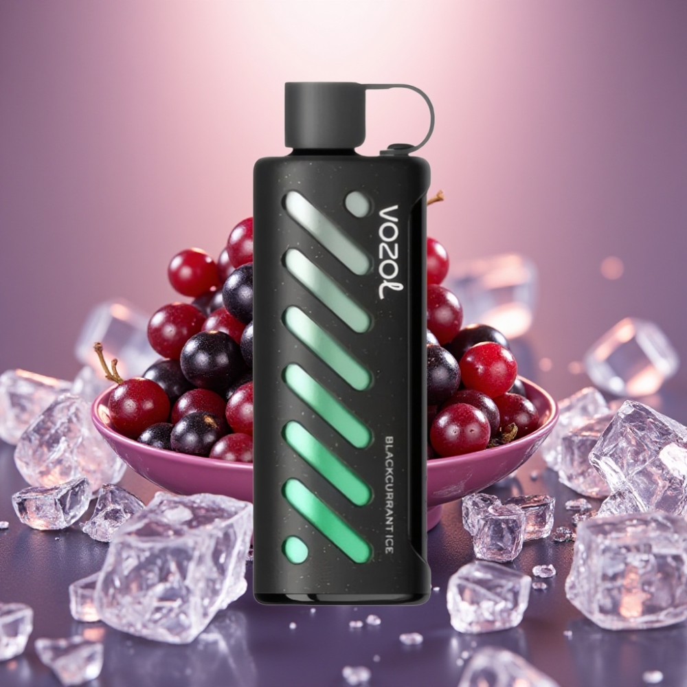 VOZOL Gear Shisha 25000 Puffs Mustajää (Blackcurrant Ice) Dual Mesh Dual Modes 1000mAh