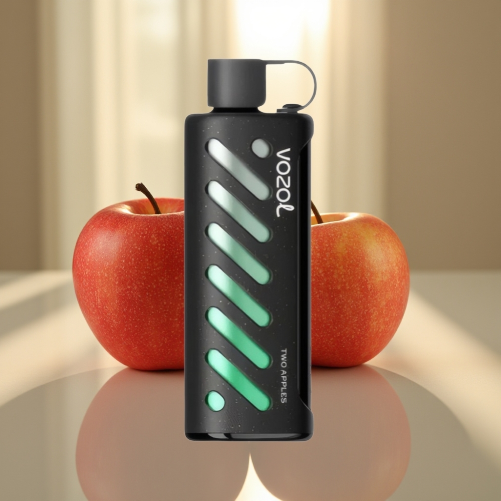 VOZOL Gear Shisha 25000 Pussit Kaksi Omenaa - SiLC Tech  Dual Mesh