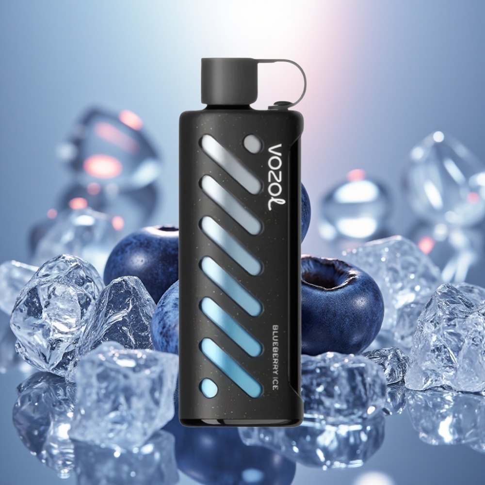 VOZOL Gear Shisha 25000 Tupakkaa Dual Mesh Mustikkajää