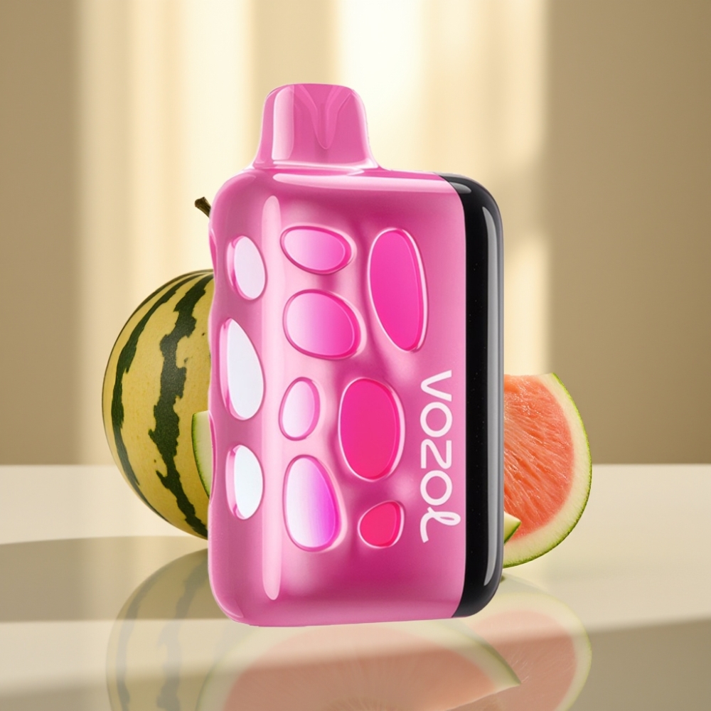 VOZOL RAVE 40000 Disposable Vape Mansikka-Melissa-Persikka 270 Astetta Hohtava Design