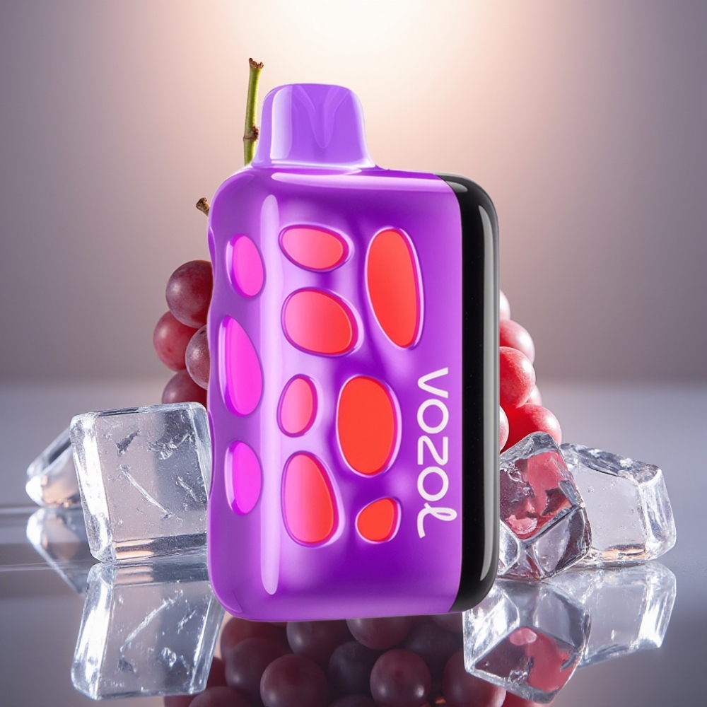 VOZOL RAVE 40000 Käytettä Vape Viininjää 270° Hohtava Design 1000mAh