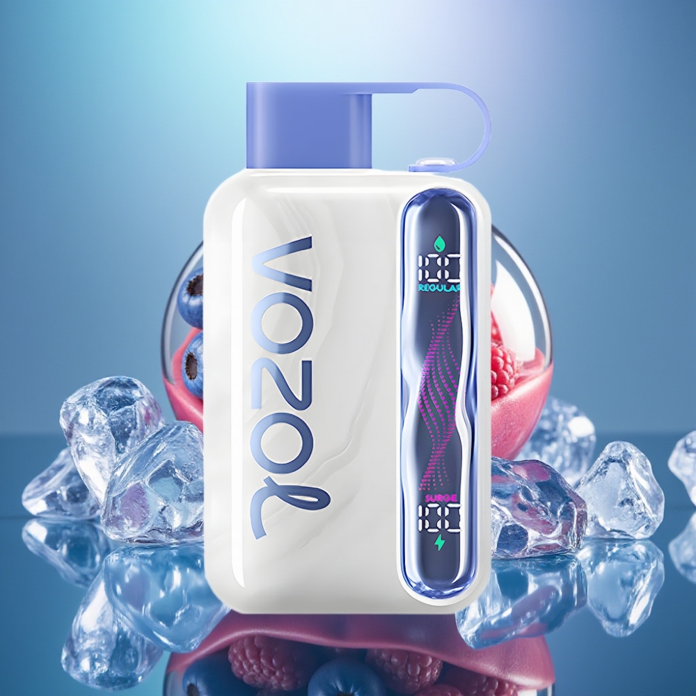 VOZOL STAR 40000 Puffs Kertakäyttöinen Vape Sininen Vadelma-Jää