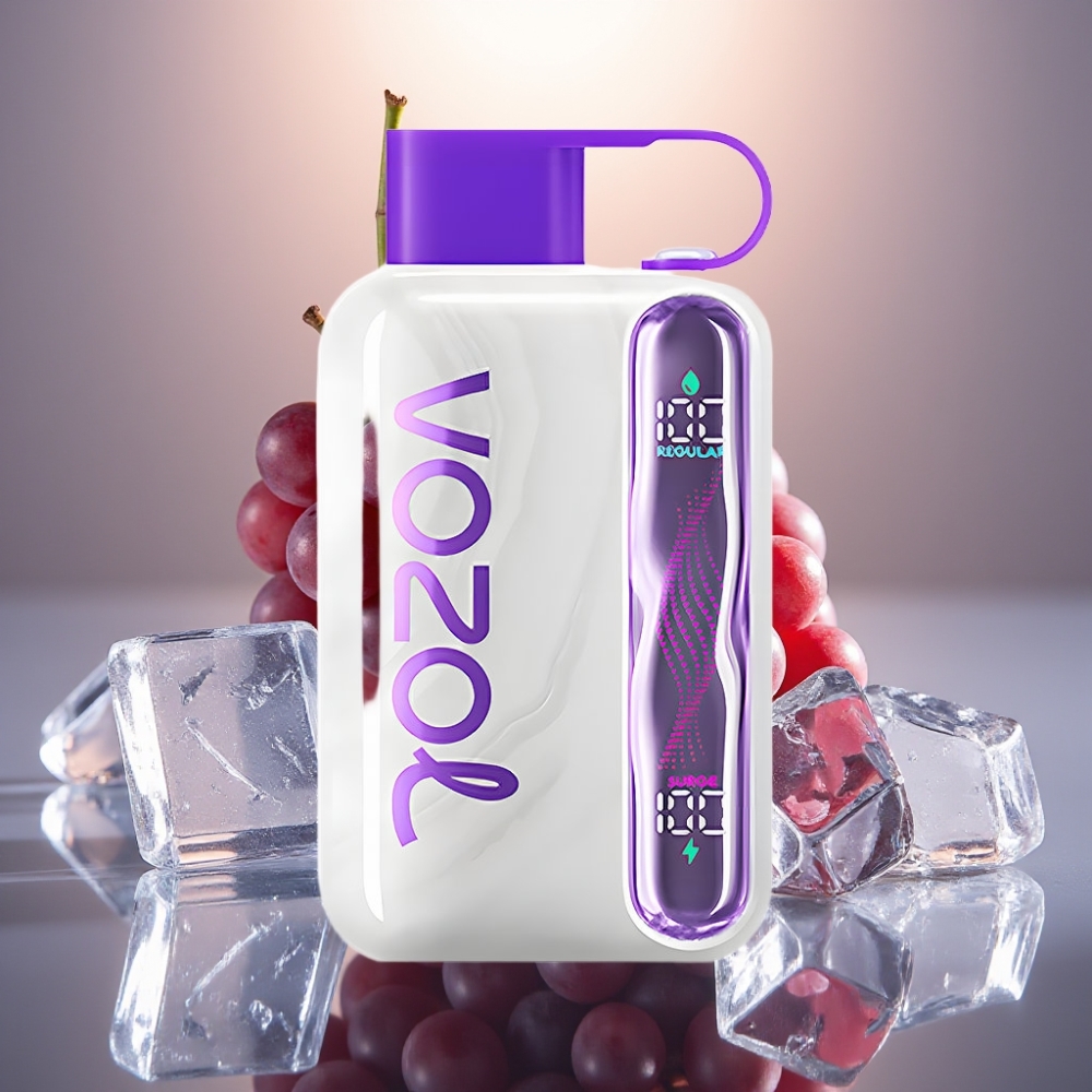 VOZOL STAR 40000 Puffs Käytettävä Vape Viileä Viinirypäle (1000mAh Type-C)