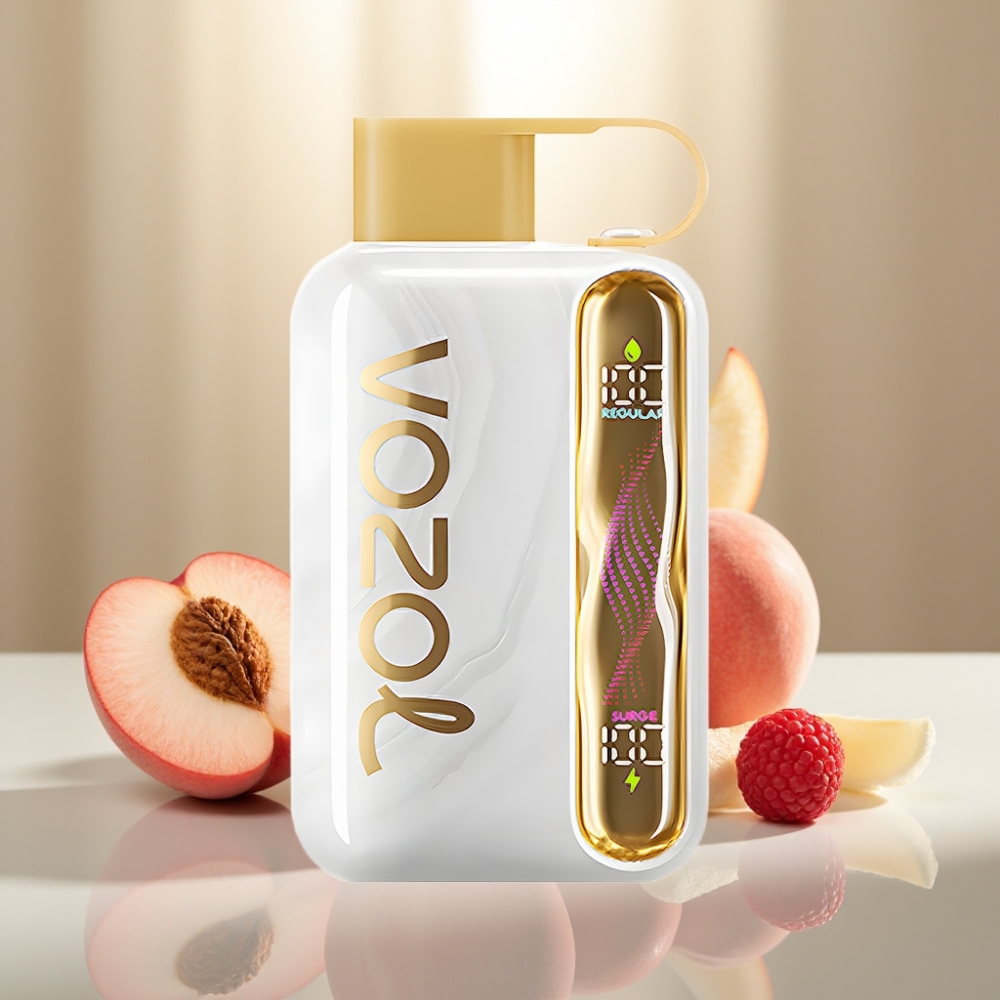 VOZOL STAR 40000 Puffs Käyttöön Tarkoitettu Vape Valkopersikka-Vadelma 1000mAh Type-C