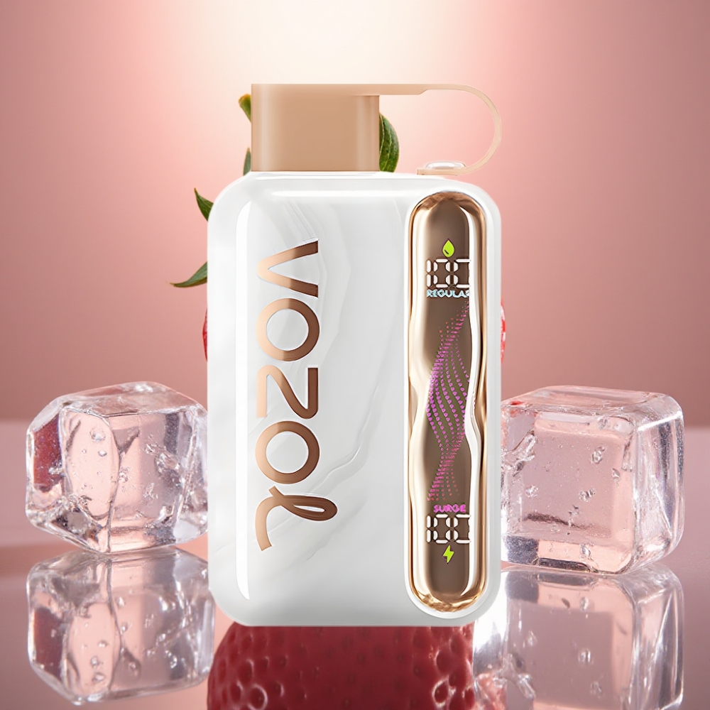 VOZOL STAR 40000 Tuhkaa Kertakäyttöinen Vape Mansikkajää (1000mAh Type-C)