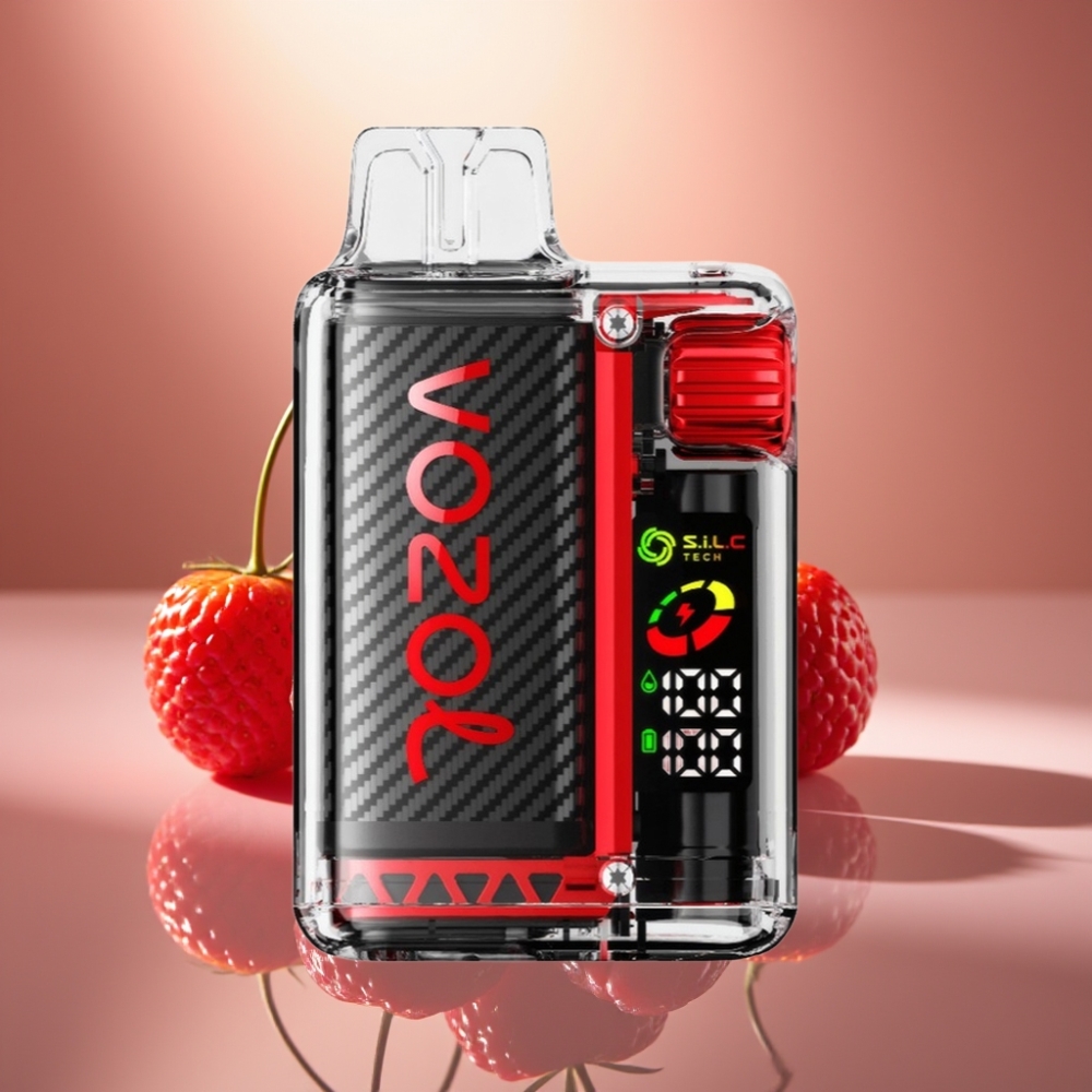 VOZOL Vista 20000 Tupaa Ladattava Mansikka Vadelma Kirsikka 650mAh OLED