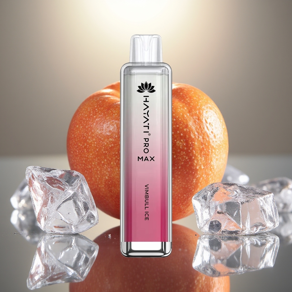 Hayati Pro Max 4000 Puffs Hajautettava Vape Jäävirta 1400mAh akku 2ml säiliö