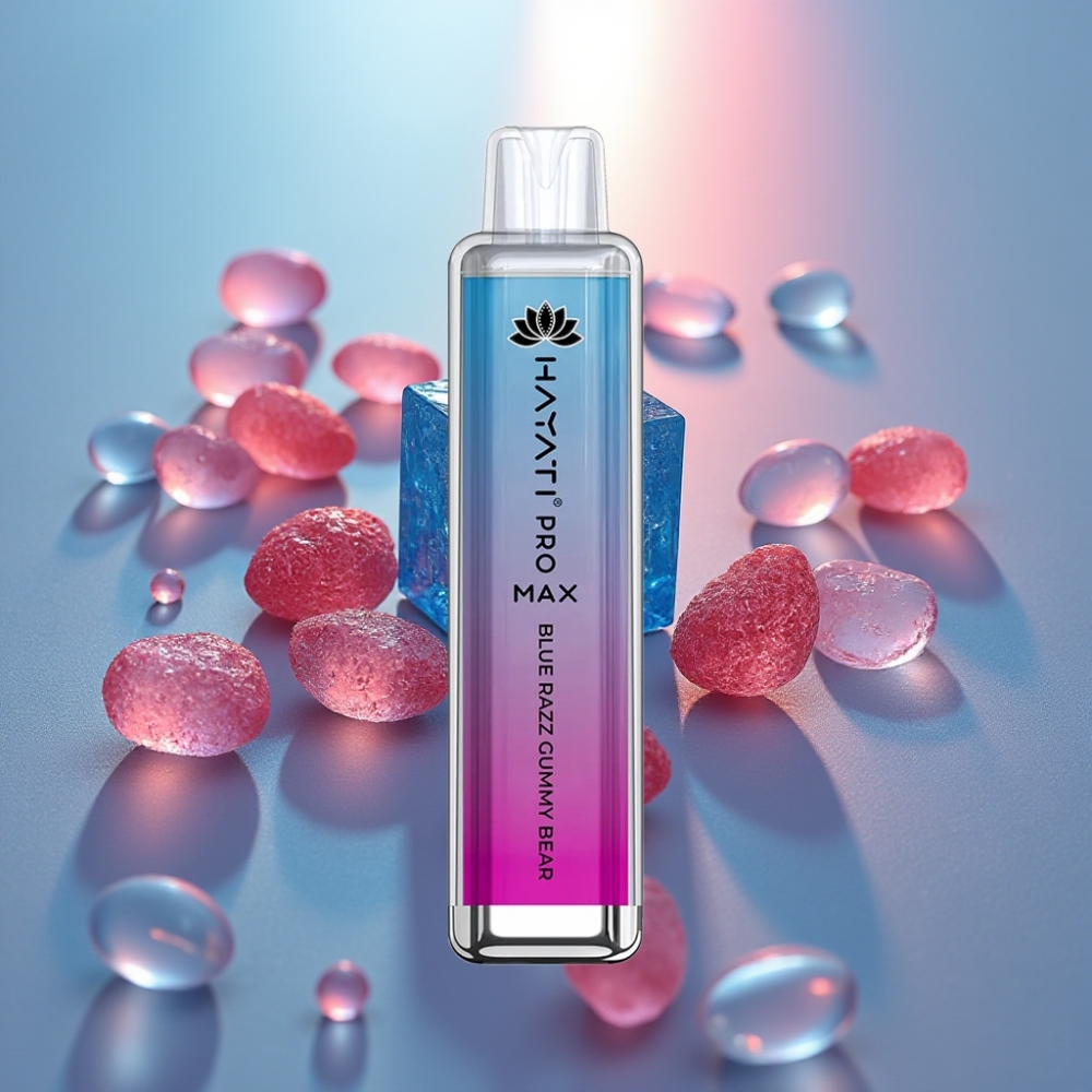 Hayati Pro Max 4000 Puffs Disposable Vape Sininen Vahamainen Karhu 1400mAh akku