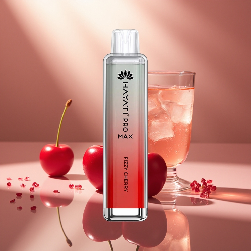 Hayati Pro Max 4000 Puffs Hajottava Vape Virkky Kirsikka – 1400mAh Ladattava