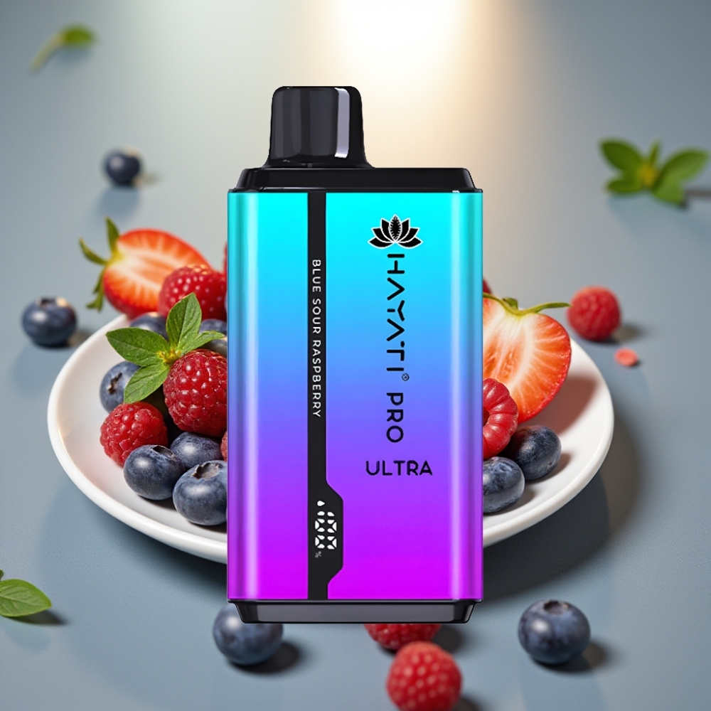 Hayati Pro Ultra 15000 Puffit Disposable Vape Mustikka Mansikka Mentoli Vadelma Menthol 850mAh 2×12ml