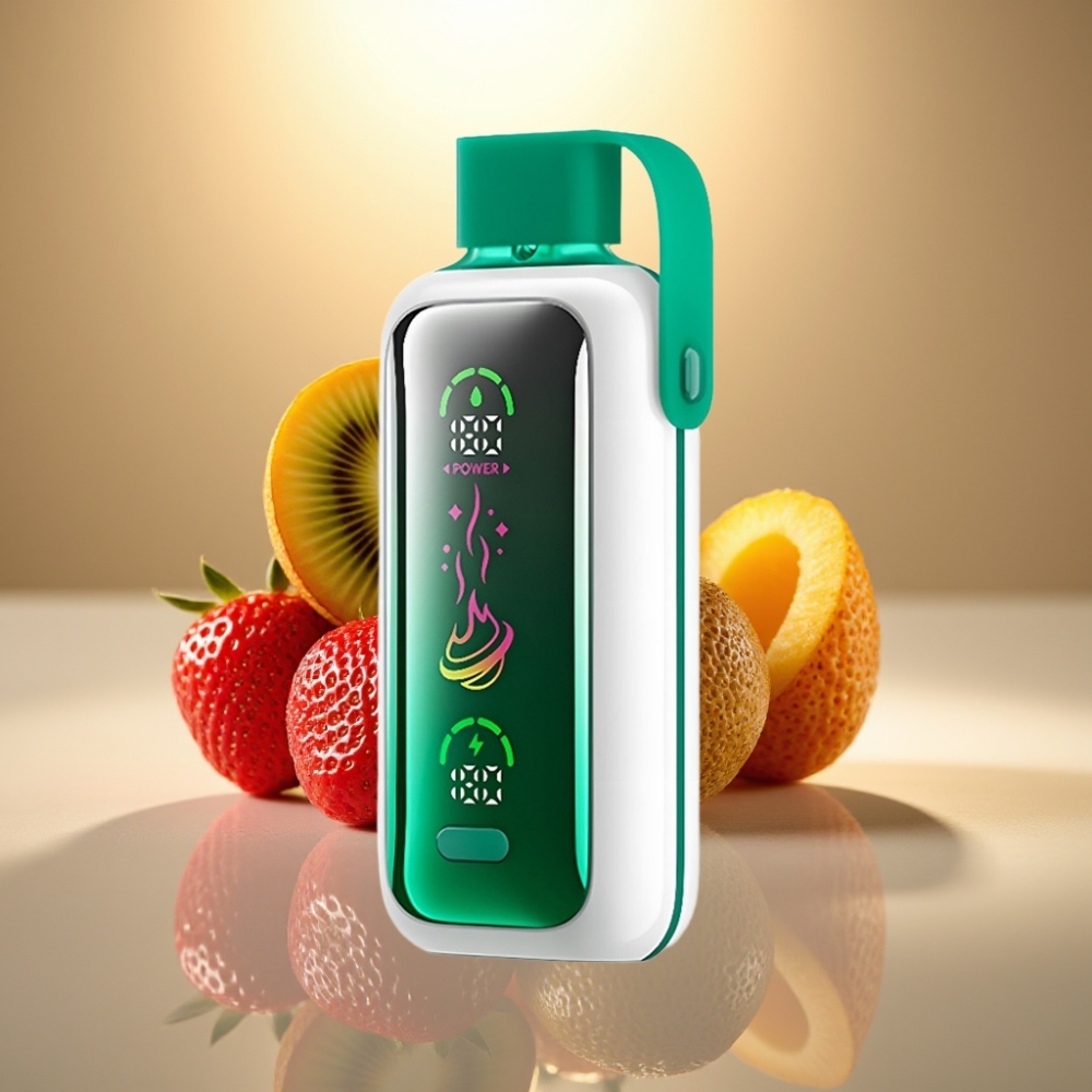 VOZOL Star 20000 Pusskuja Kertakäyttöinen Vape Mansikka-Kiivi 2.2" HD Peili näyttö