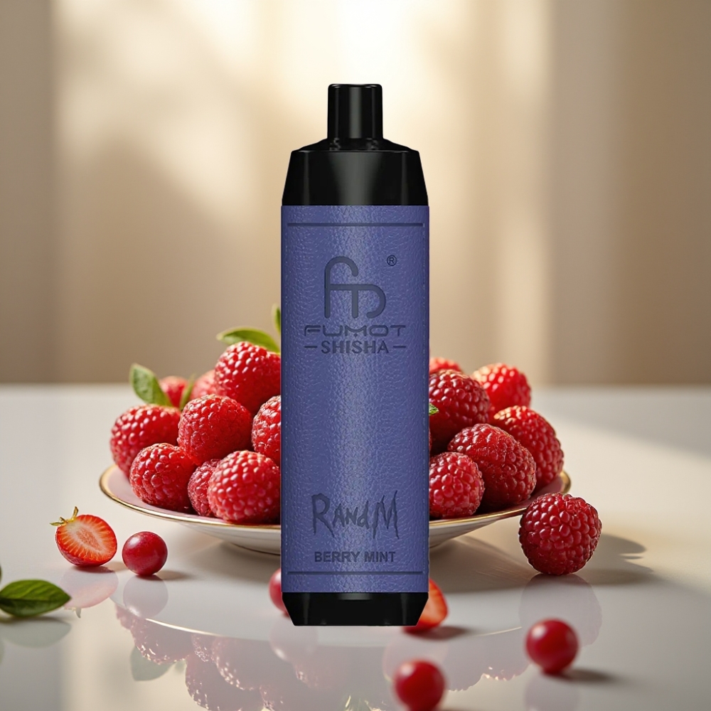 RandM Fumot Shisha 10000 Puffia Disposable Vape Marjamenttihöyry 18ml