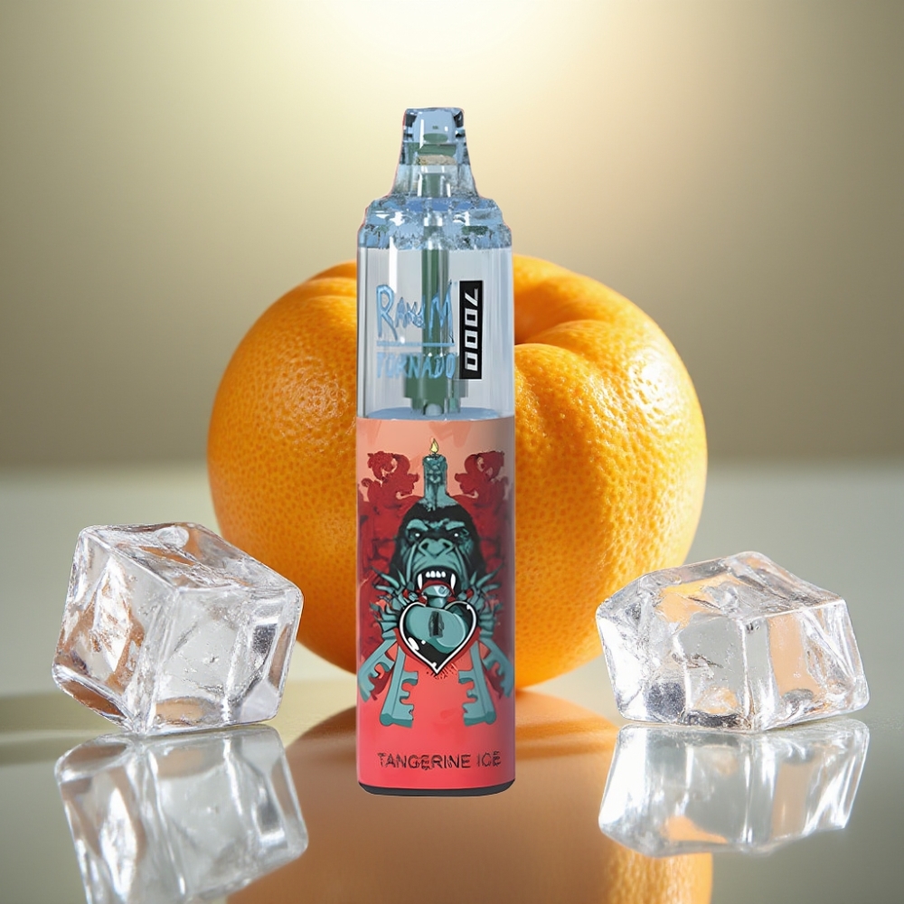 RandM Fumot Tornado 7000 Pussit Disposable Vape Mandariinijää 14 ML