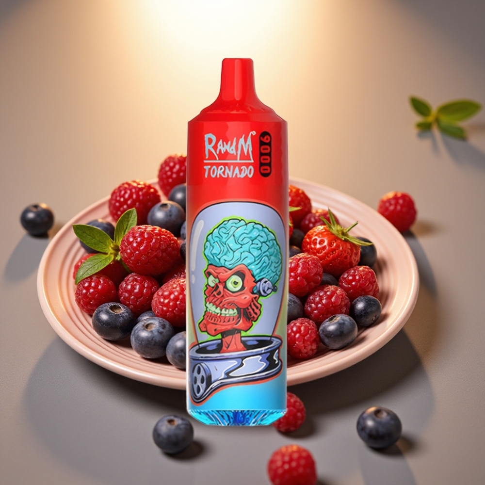 RandM Tornado 9000 Puffs 850 mAh Ladattava Sekamarja