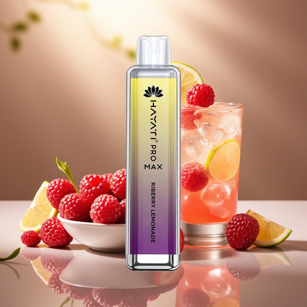 Hayati Pro Max 4000 Puffs Häkellystä Sitruunalimua Ladattava 1400mAh Akku