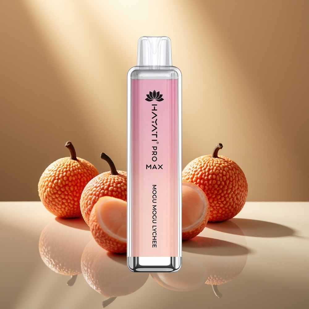 Hayati Pro Max 4000 Puffs Käytettä Vape Mogu Mogu Litsi