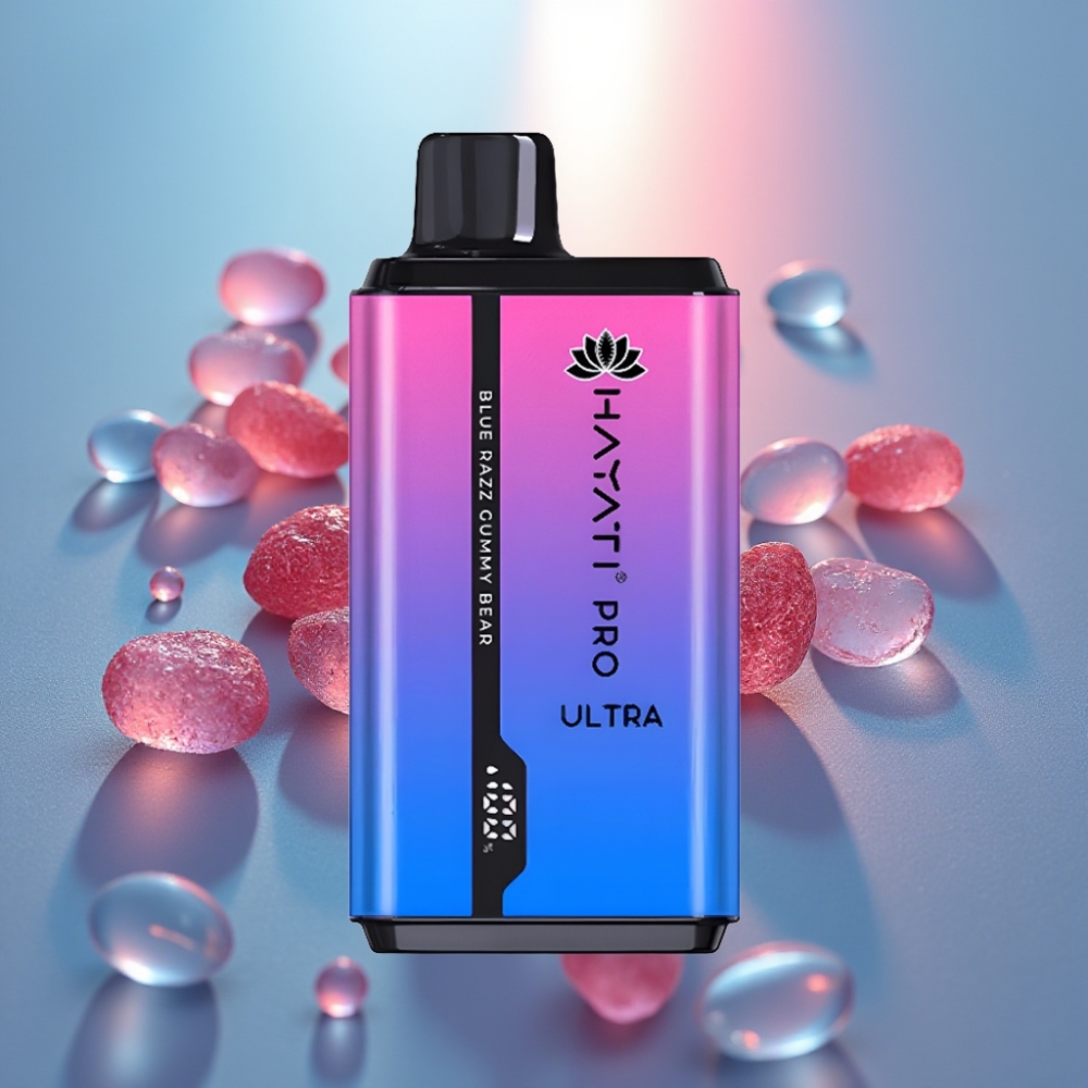 Hayati Pro Ultra 15000 Puffs 850mAh Sininen Viskipääkarhu