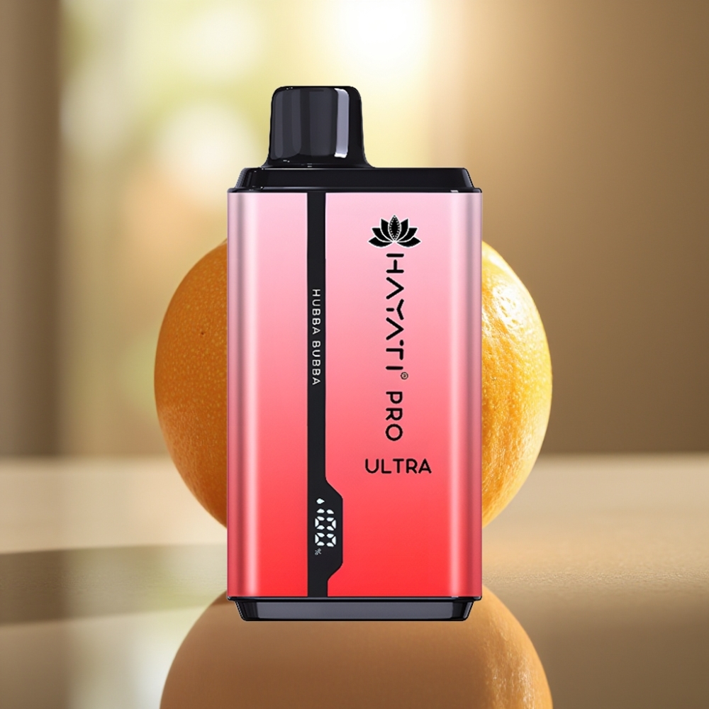 Hayati Pro Ultra 15000 Puffs Hubba Bubba - 850mAh Akku 2×12ml Nestemäärä