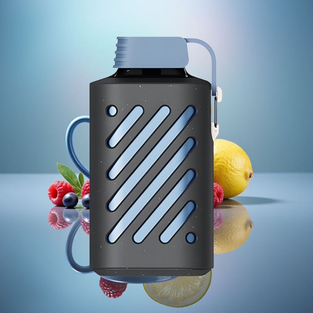 VOZOL GEAR 10000 Kertakäyttöinen Vape Sininen Vadelma-Sitruuna 30 makua 20 ml nestekapasiteetti