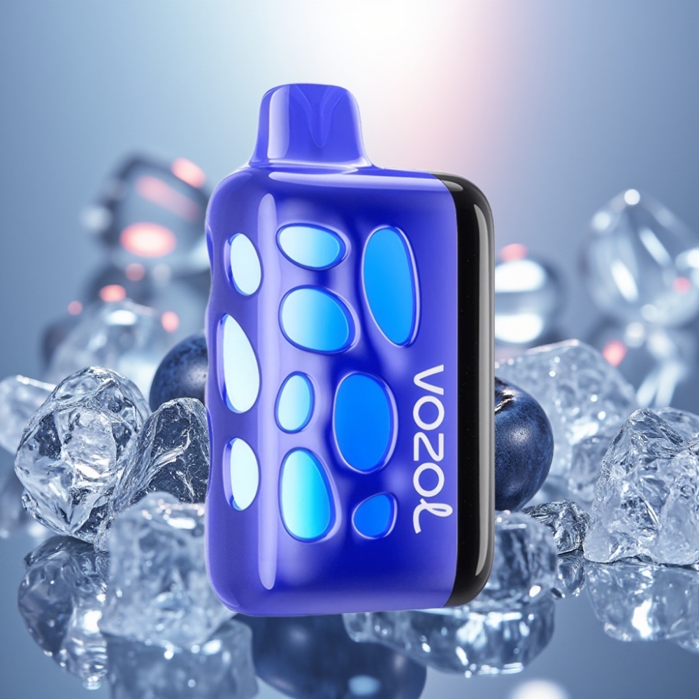 VOZOL RAVE 40000 Kertakäyttöinen Vape Mustikkajää Beat-Synced Party Mode 1000mAh