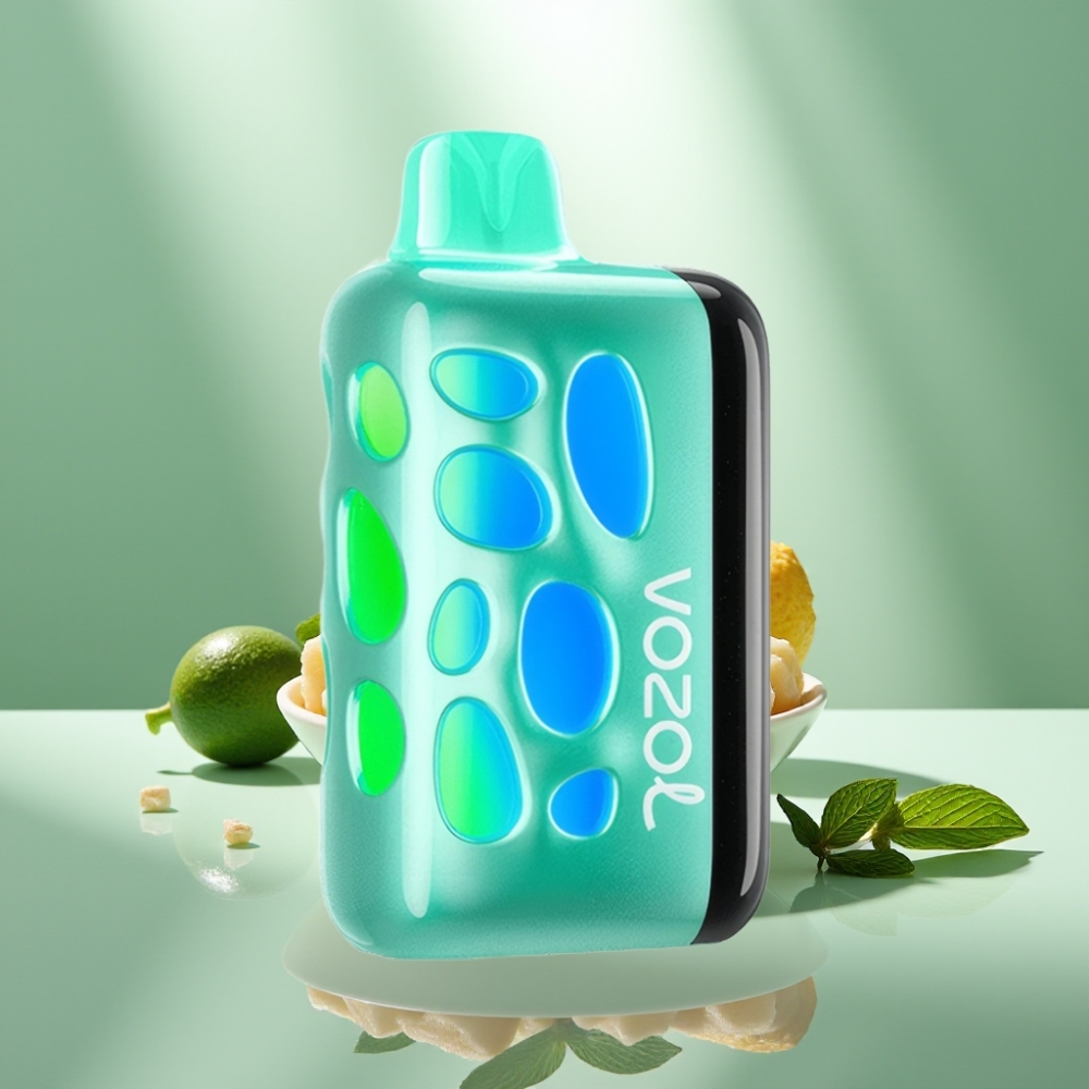 VOZOL RAVE 40000 Käyttöön Suunniteltu Vape Viileä Menta 1000mAh Akku Beat-Synced Party Mode