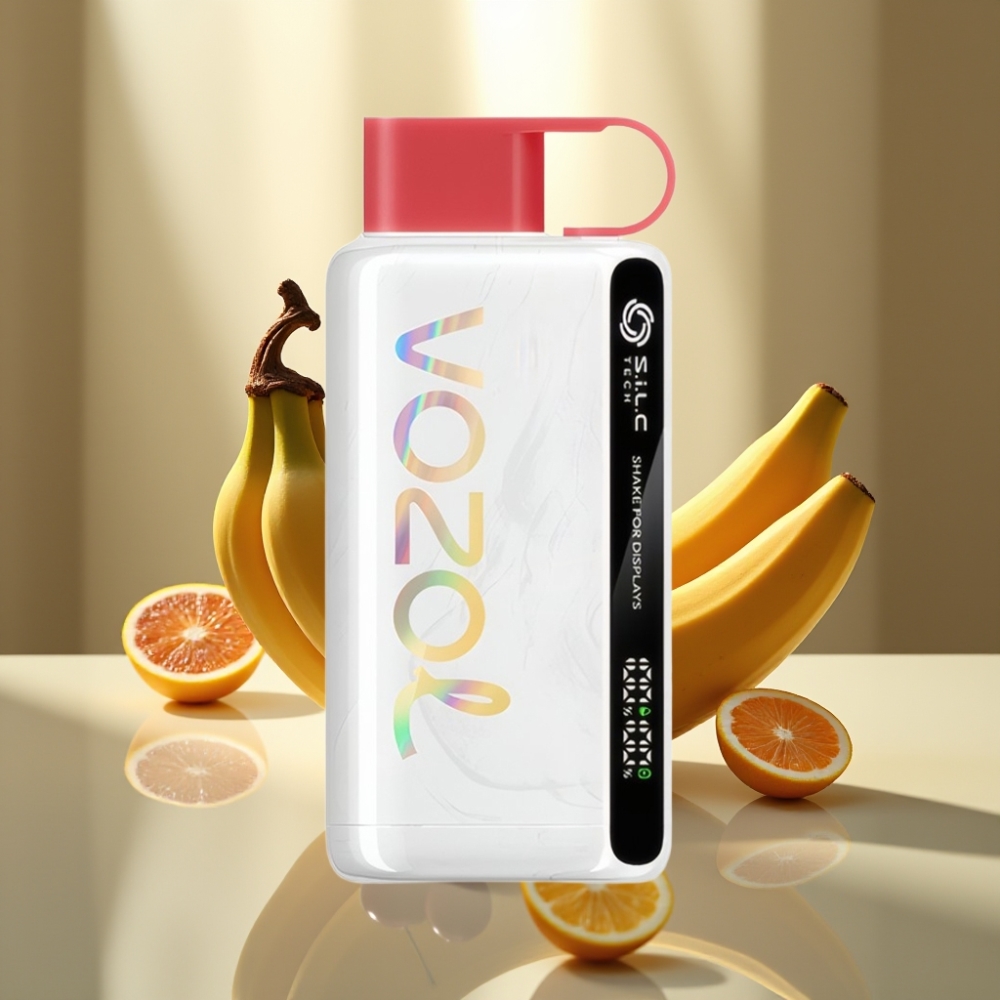 VOZOL STAR 9000/12000 Kertakäyttöhöyrytin Lohikäärmenhedelmä Banaani Kirsikka SiLC TECH 30 Nopeampi Lataus