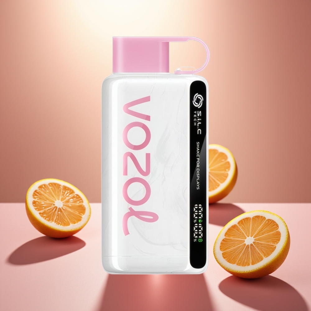 VOZOL STAR 9000/12000 Käyttökertakertakäyttöinen Vape Vaaleanpunainen Sitruunalimu 650mAh Nopea Lataus