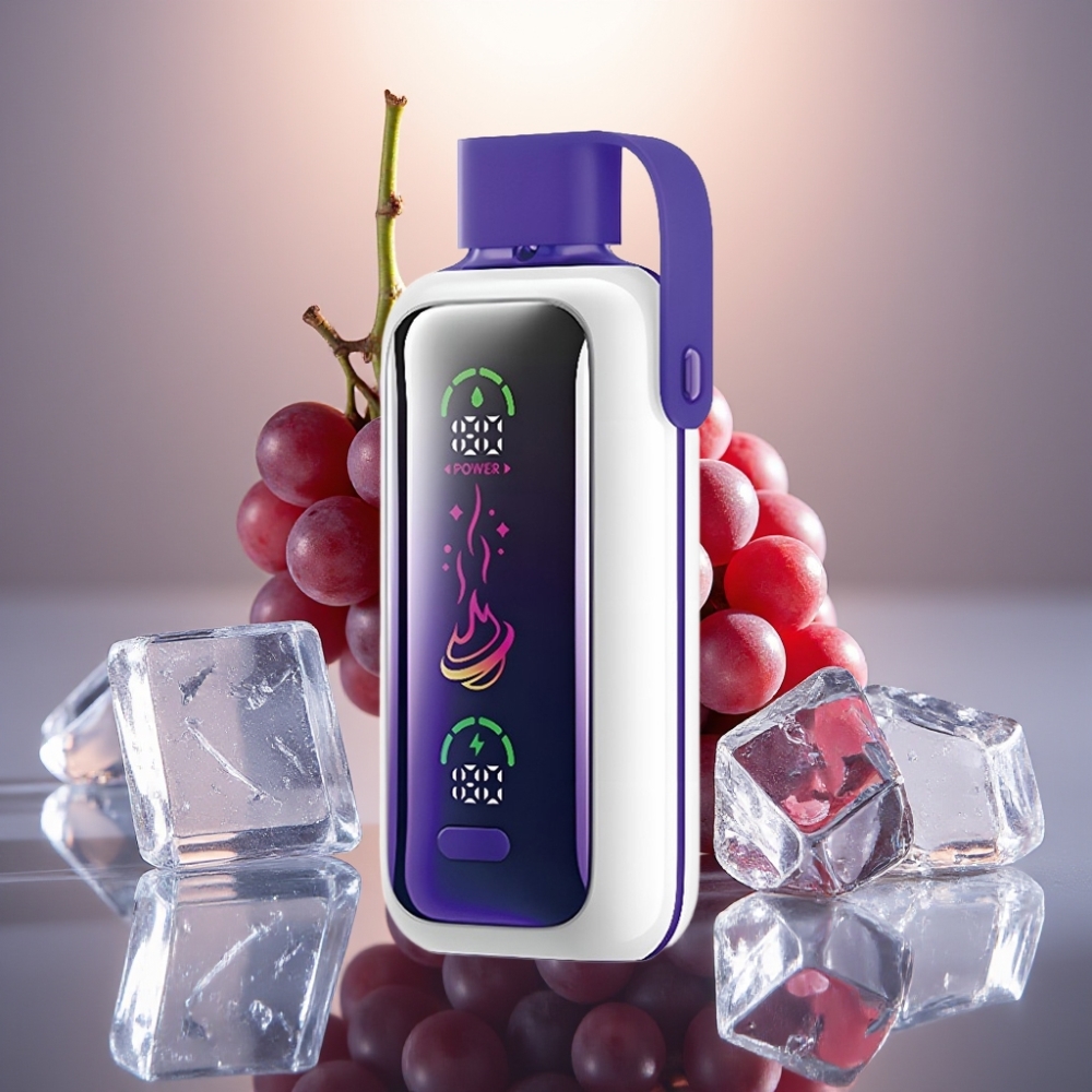 VOZOL Star 20000 Puffs HD-peili näyttö Dual mesh Viinijää