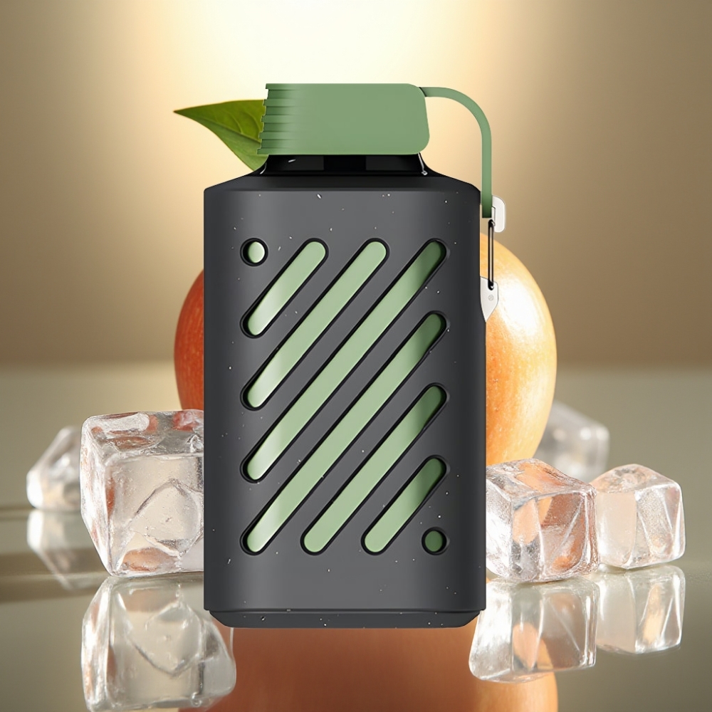 VOZOL GEAR 10000 Kertakäyttöinen Vape Happamo Omena Jää 10000 Puffia 20 ml Nestemäärä