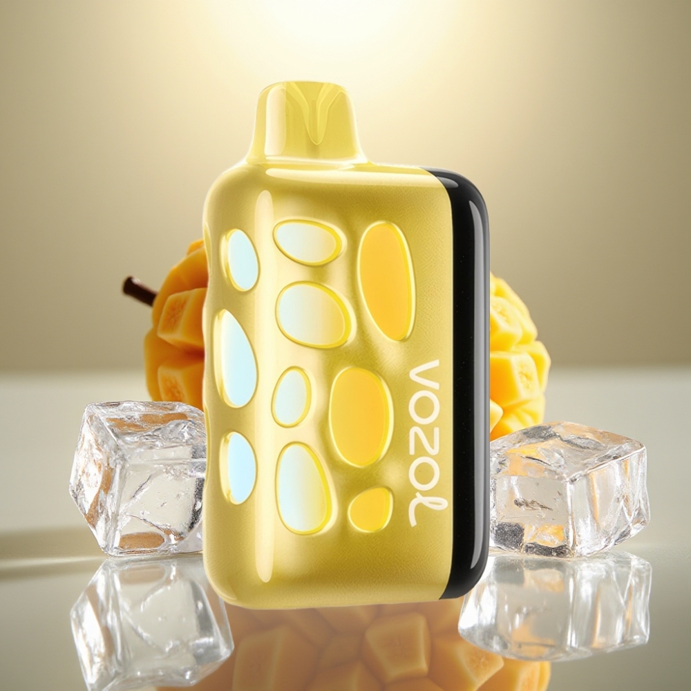 VOZOL RAVE 40000 Kertakäyttöhöyrystin Mangojää 270° Hohtava Design 1000mAh