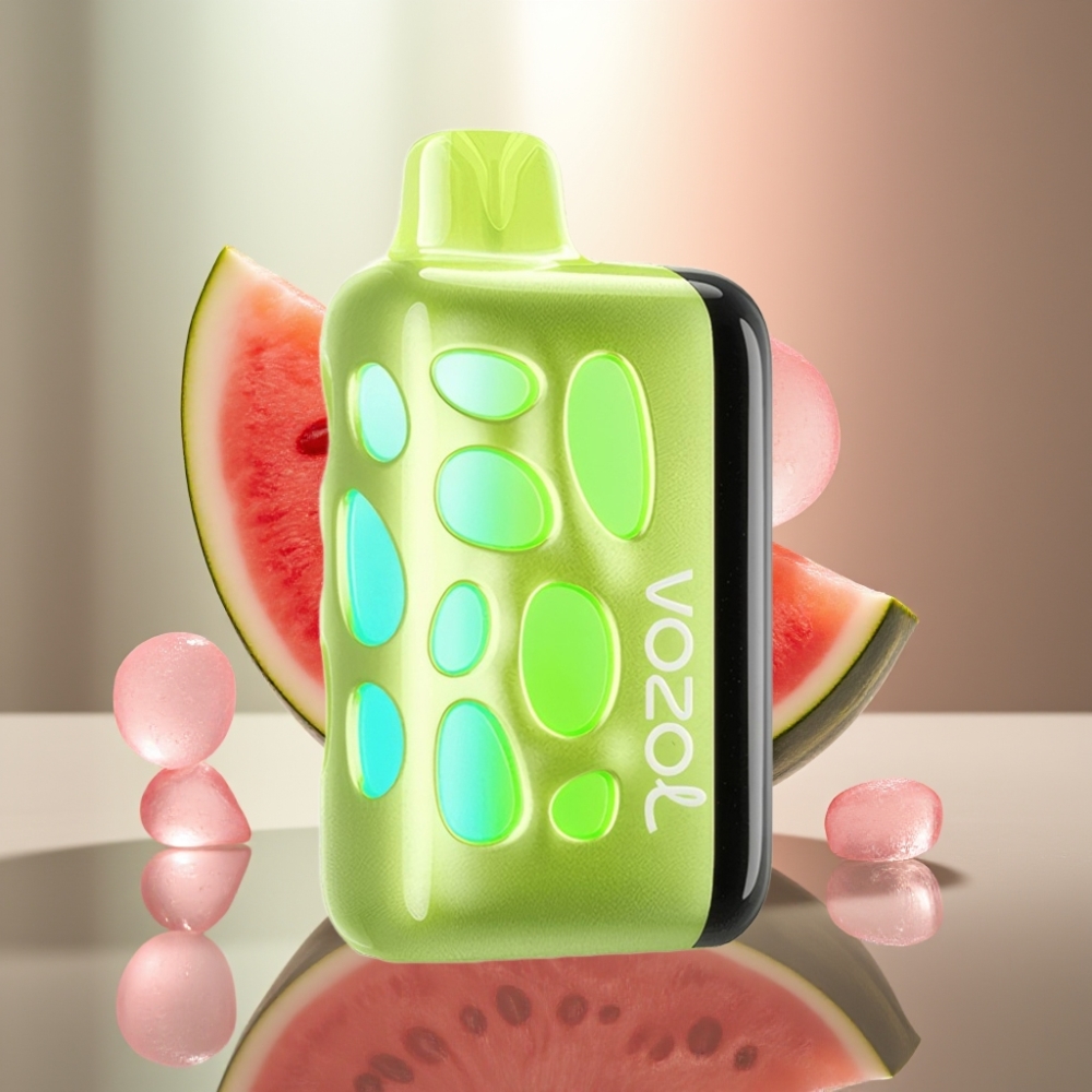 VOZOL RAVE 40000 Kertakäyttöhöyrytin Vesimeloni Purukumi 270° Hohtava Des