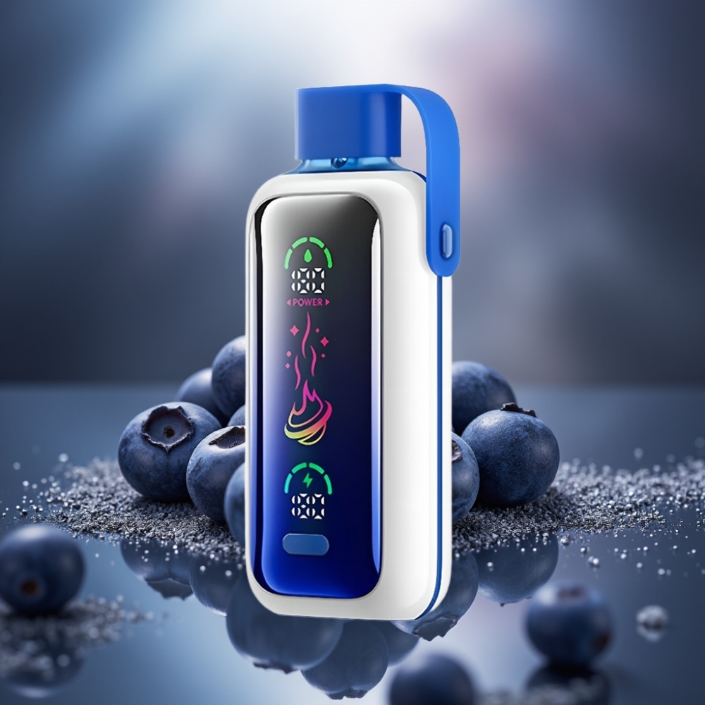 VOZOL Star 20000 Puffs Mustikkamyrsky 22 HD peili näyttö Dual mesh