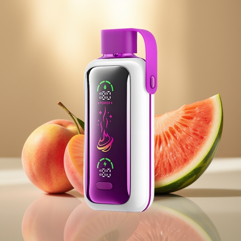 VOZOL Star 20000 Puffs 22 HD-peili näyttö Persikka Mango Vesimeloni